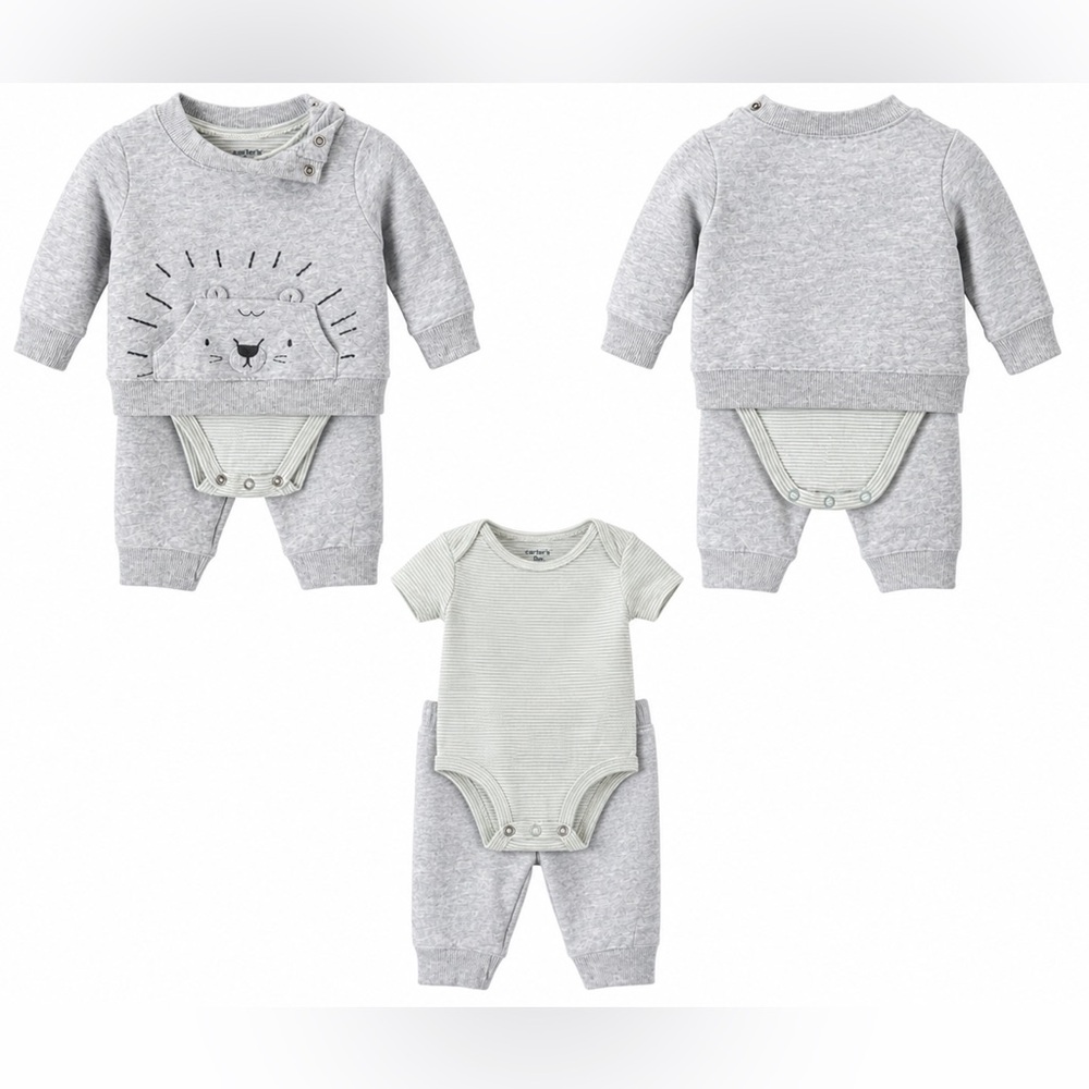 Baby Boy 9M Clothing Bundle | Carter’s + Mixed Brands | 6 Piece Outfit Set - Picture 9 of 13